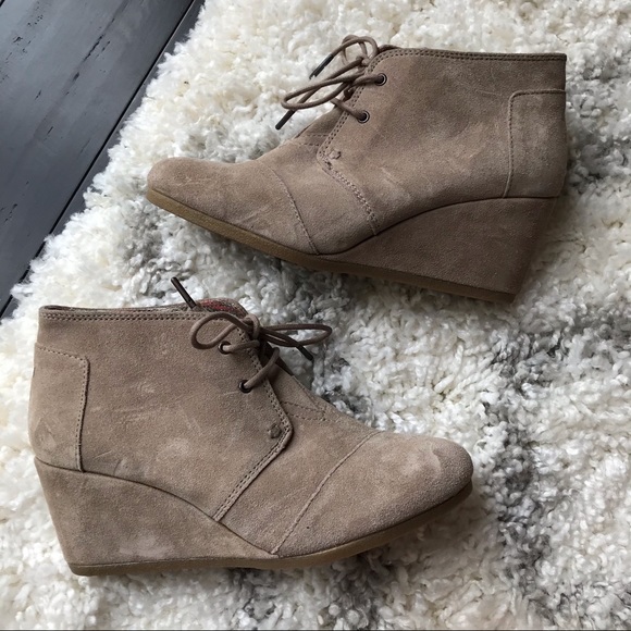 Toms Shoes - TOMS Kala Wedge Ankle Booties